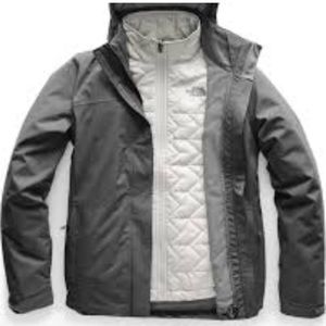 The North Face Carto Triclimate 3 in 1 Jacket Grey S.